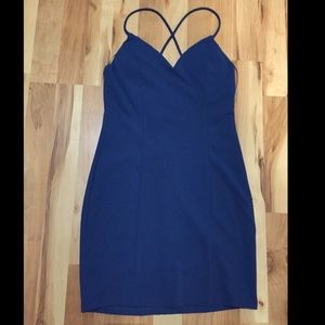 Navy blue dress